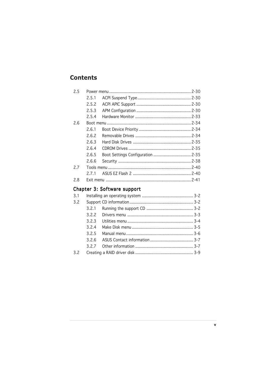 Asus M2NPV-MX User Manual | Page 5 / 96