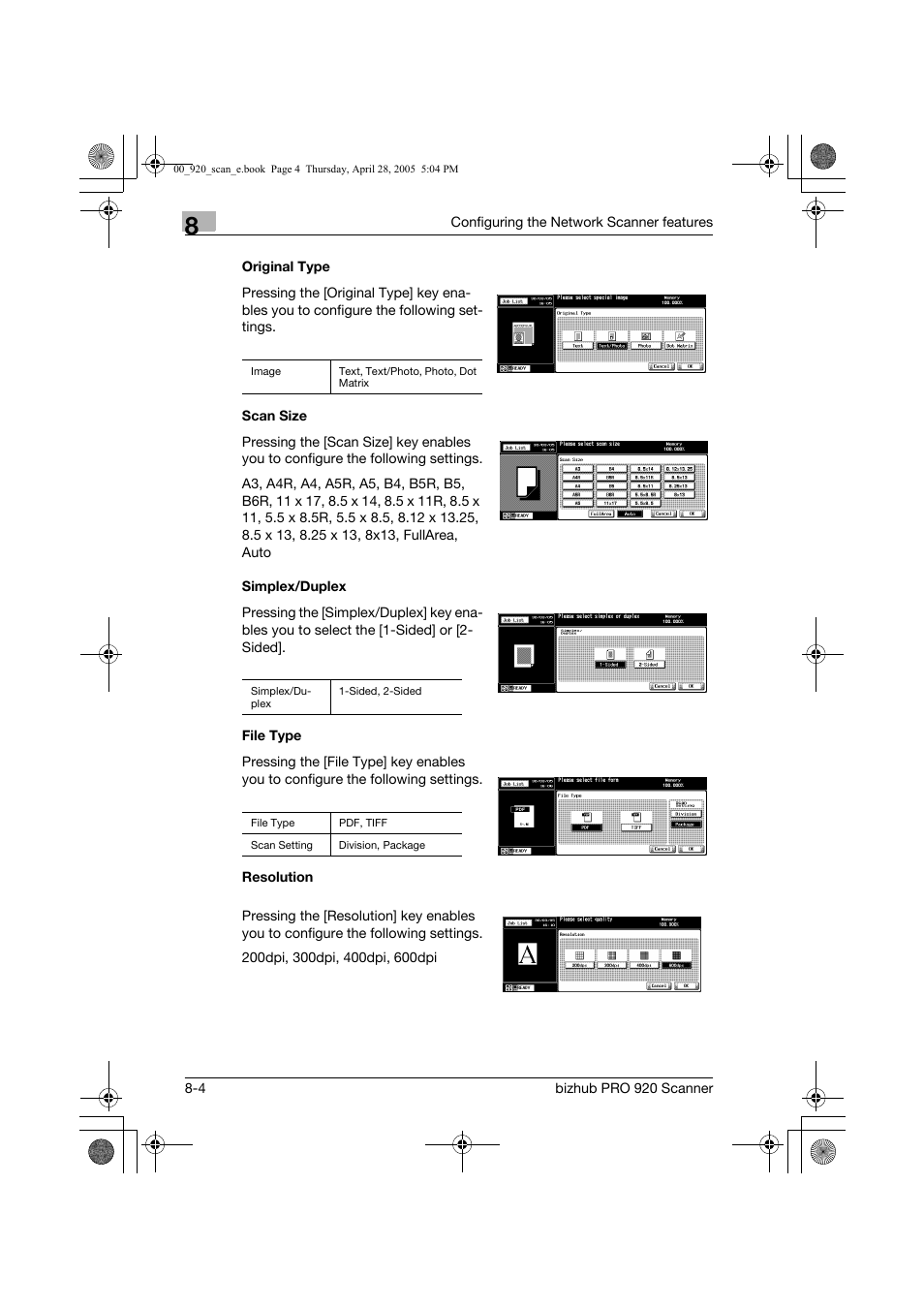 Konica Minolta bizhub PRO 920 User Manual | Page 125 / 178