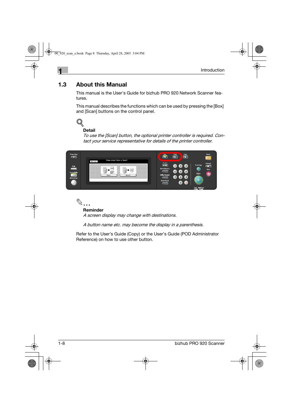 3 about this manual | Konica Minolta bizhub PRO 920 User Manual | Page 13 / 178