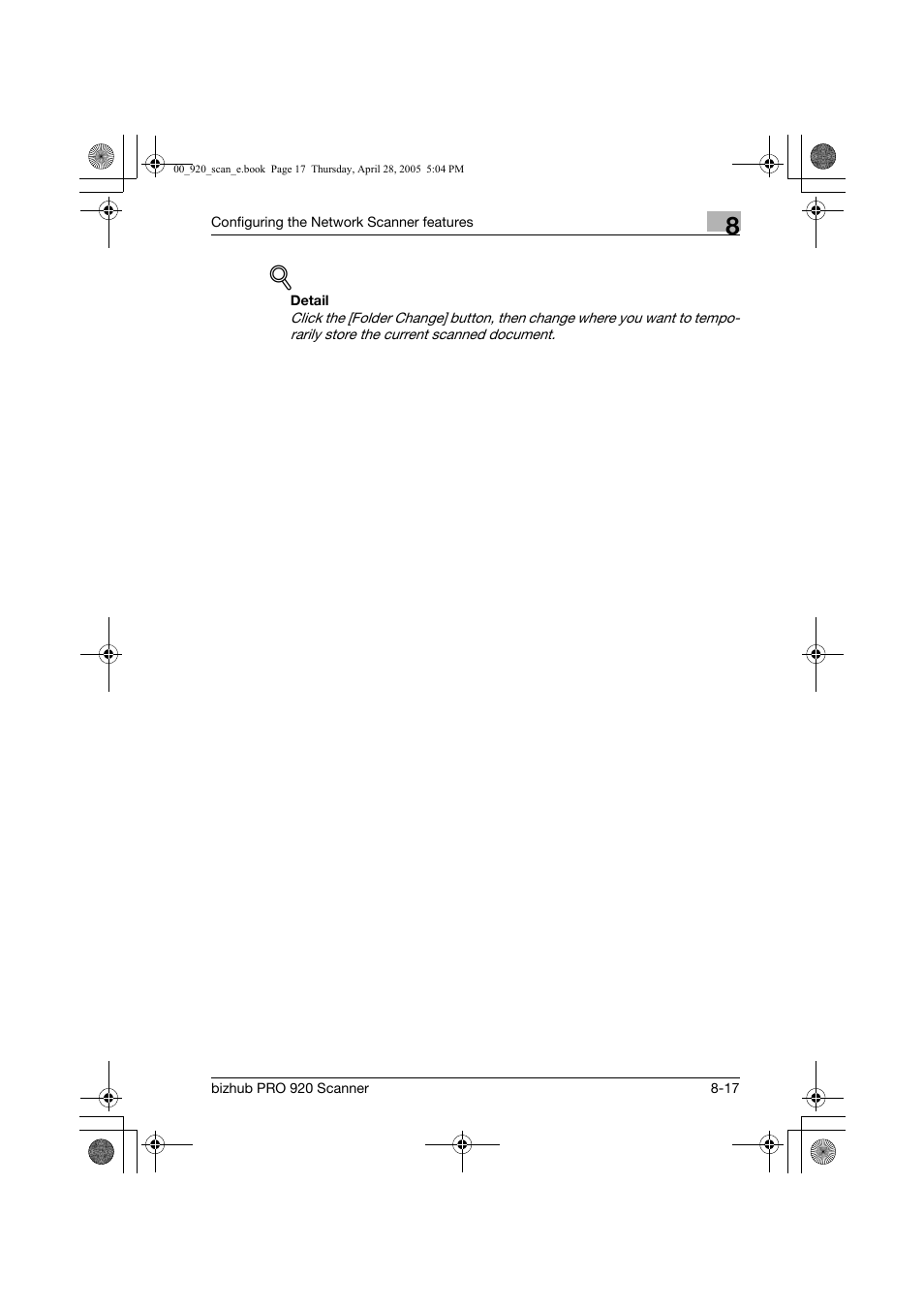 Konica Minolta bizhub PRO 920 User Manual | Page 138 / 178