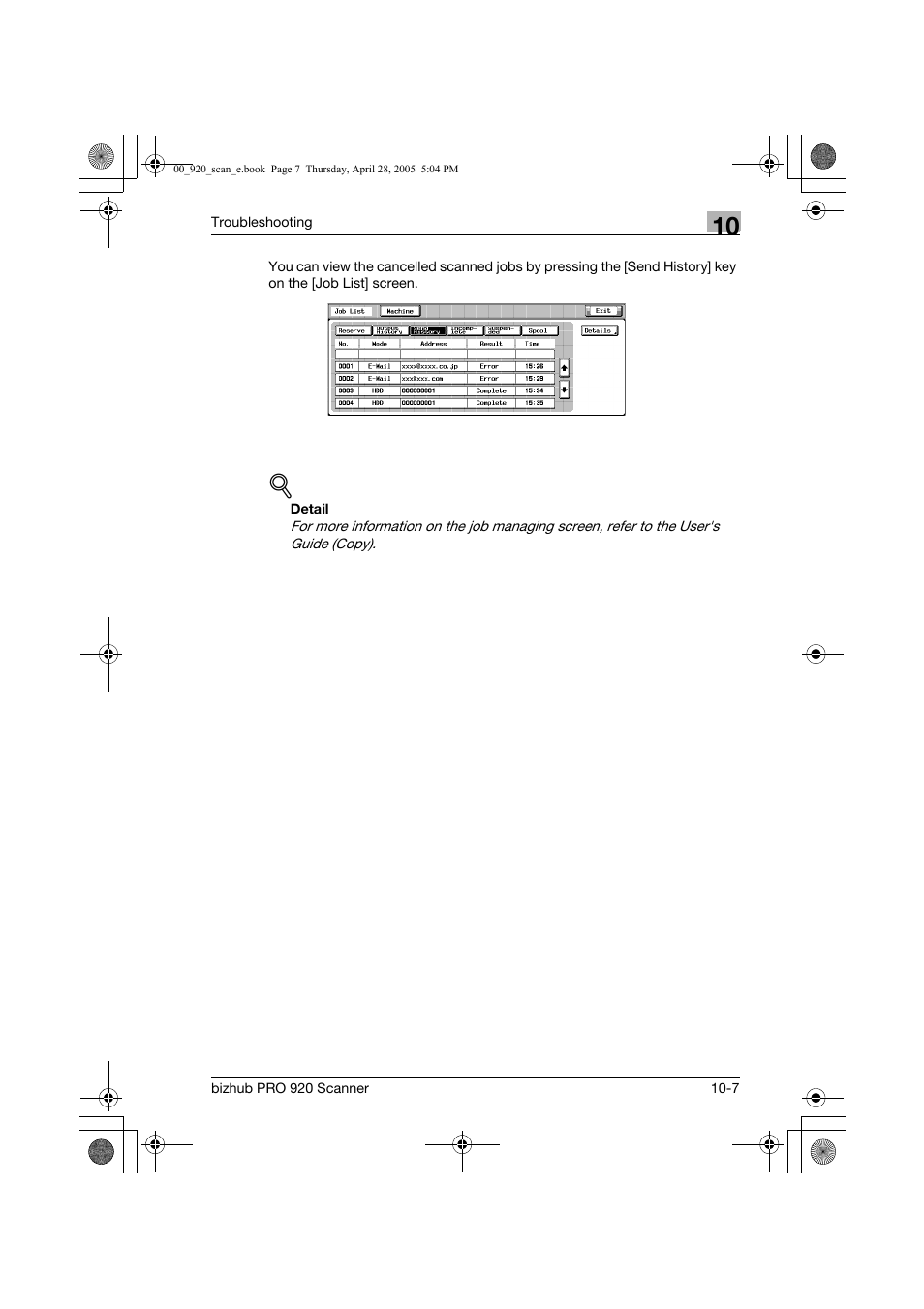 Konica Minolta bizhub PRO 920 User Manual | Page 154 / 178