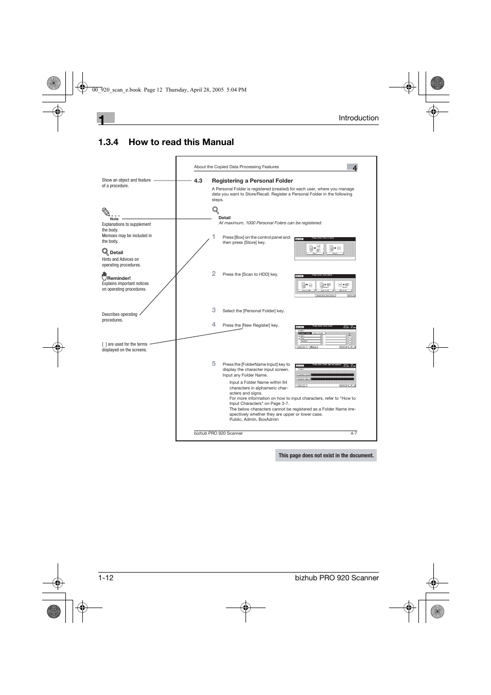 4 how to read this manual | Konica Minolta bizhub PRO 920 User Manual | Page 17 / 178