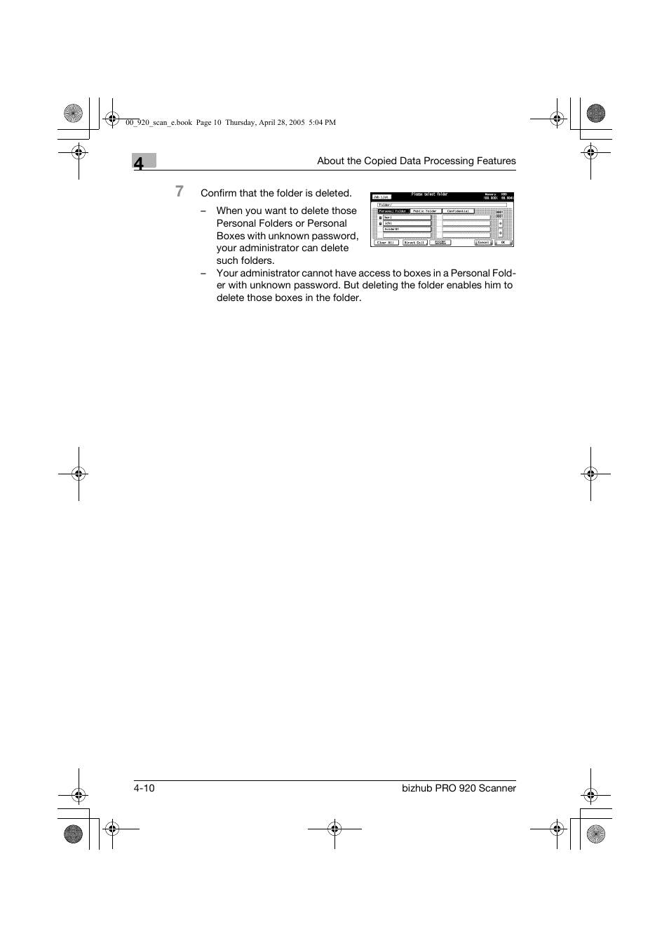 Konica Minolta bizhub PRO 920 User Manual | Page 45 / 178