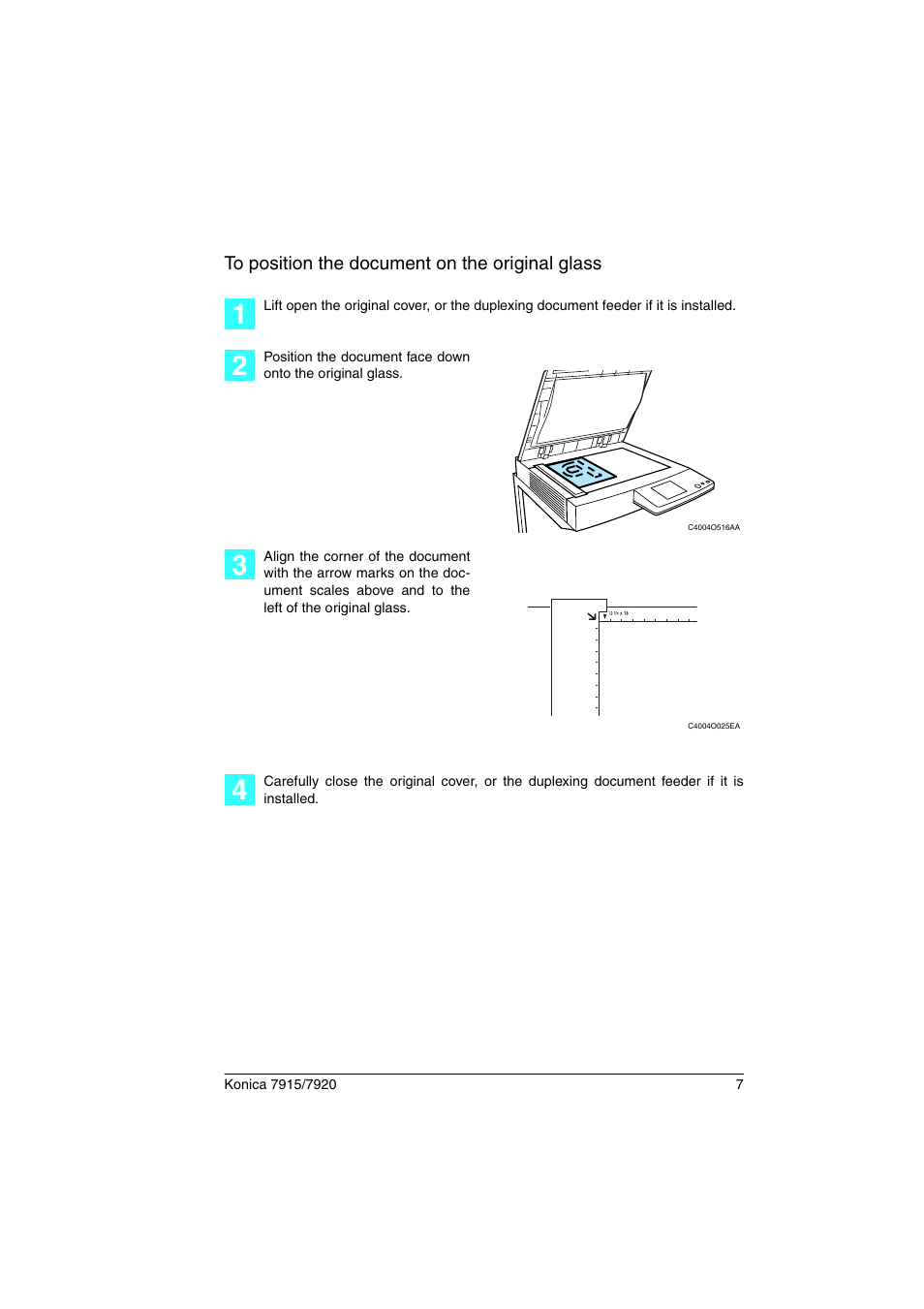 Konica Minolta 7920 User Manual | Page 11 / 40