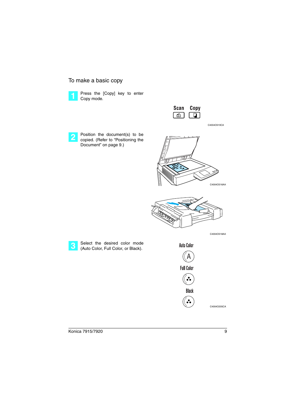 Konica Minolta 7920 User Manual | Page 13 / 40