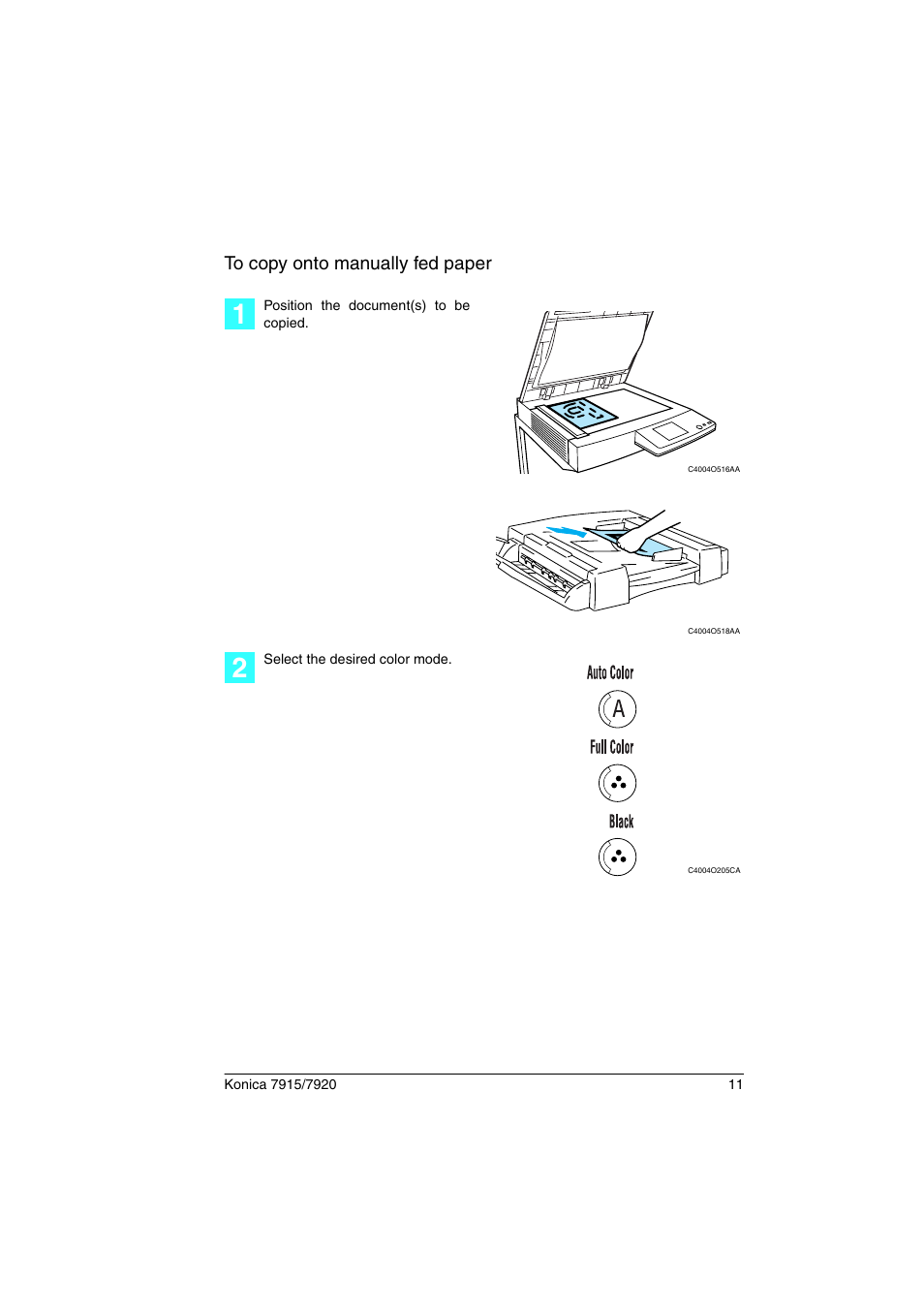 Konica Minolta 7920 User Manual | Page 15 / 40