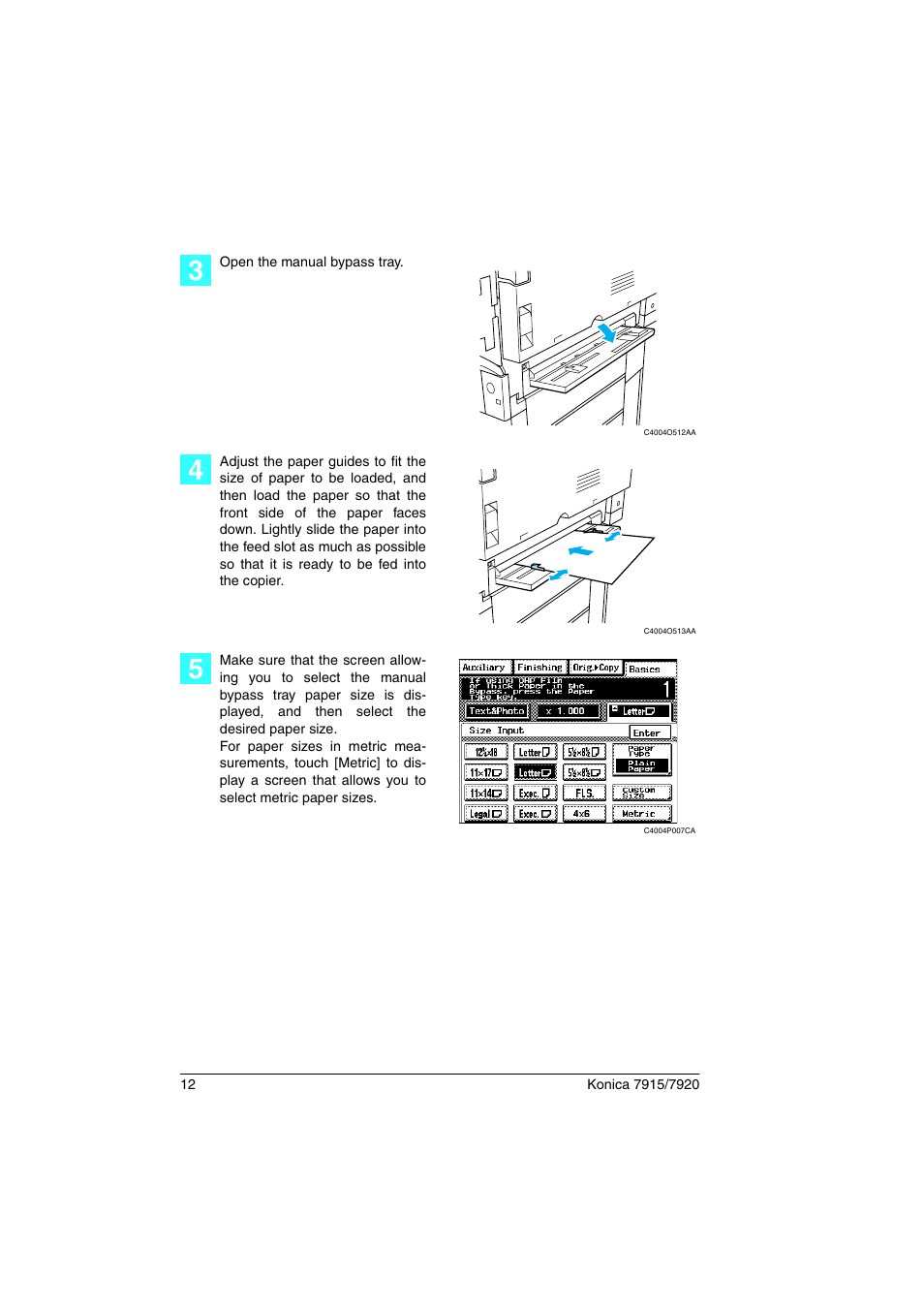 Konica Minolta 7920 User Manual | Page 16 / 40