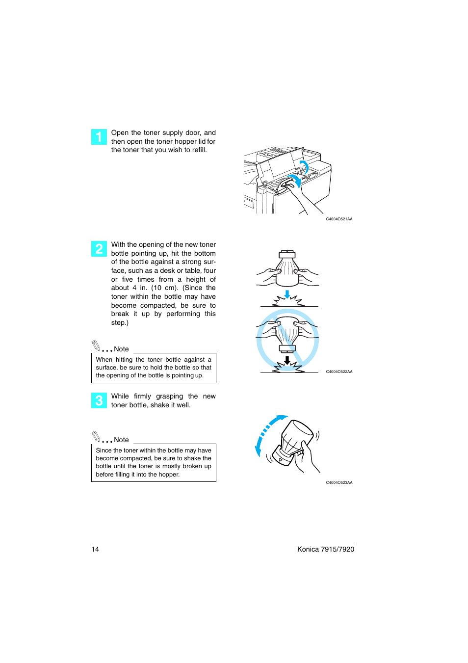 Konica Minolta 7920 User Manual | Page 18 / 40