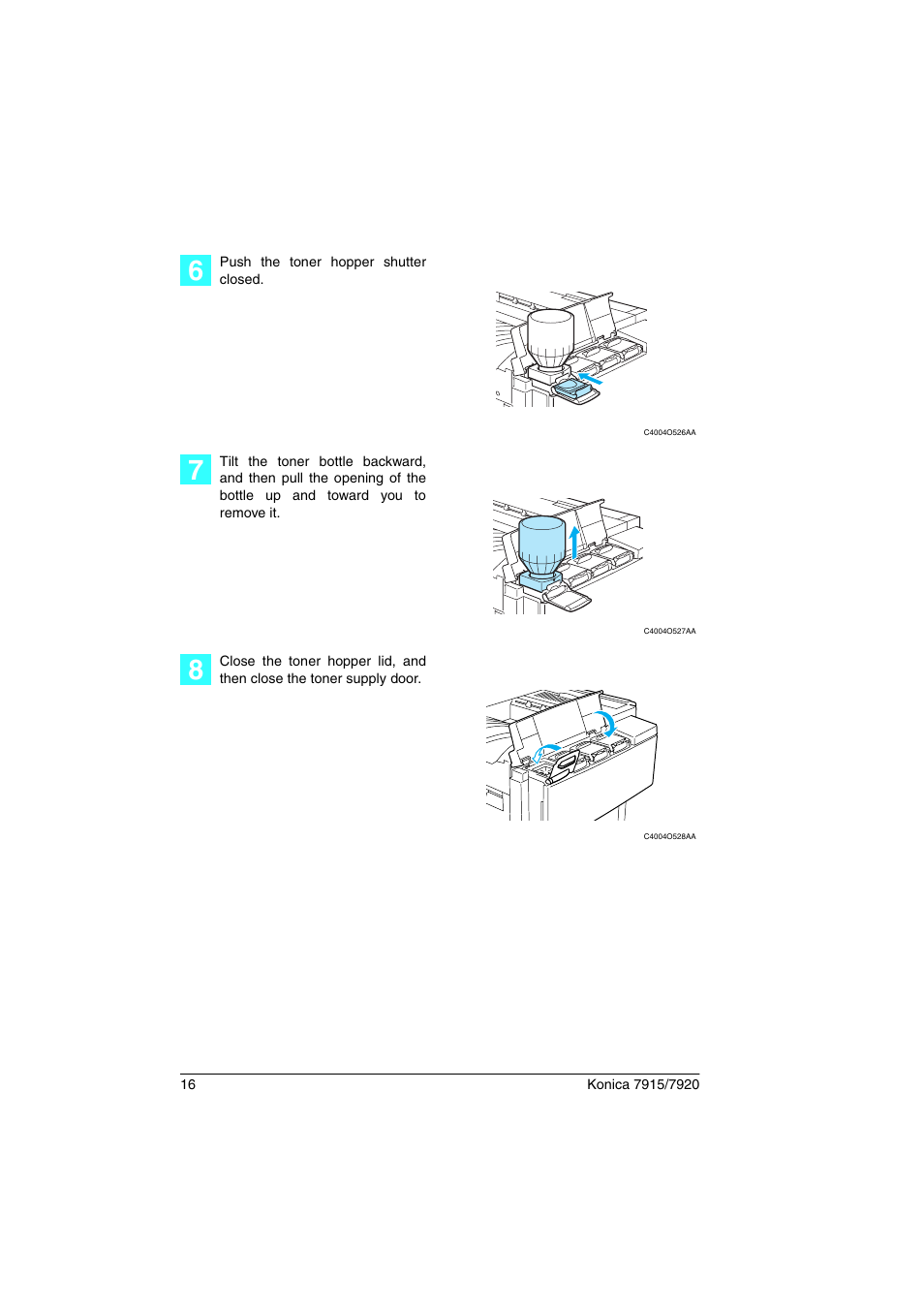 Konica Minolta 7920 User Manual | Page 20 / 40