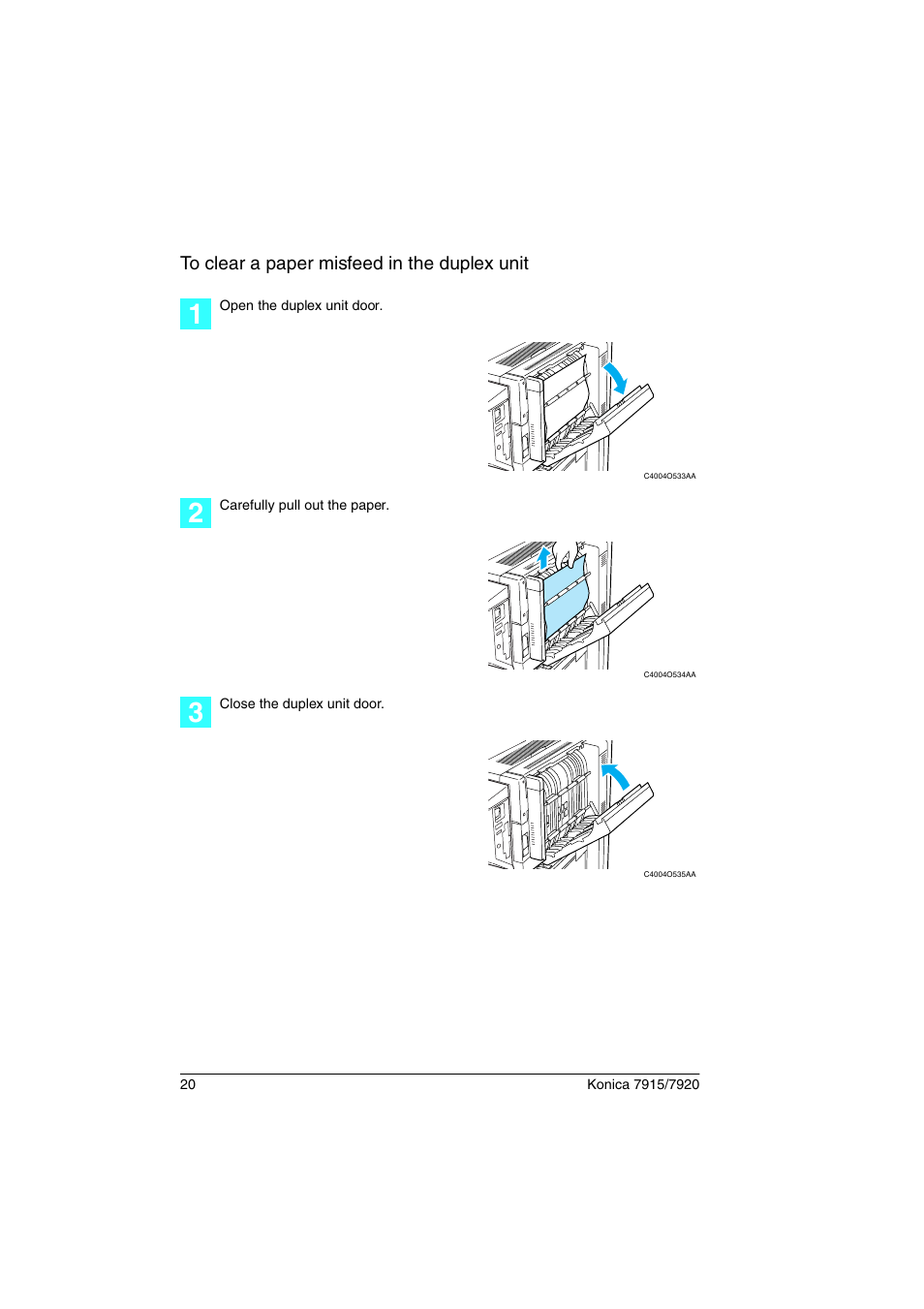 Konica Minolta 7920 User Manual | Page 24 / 40