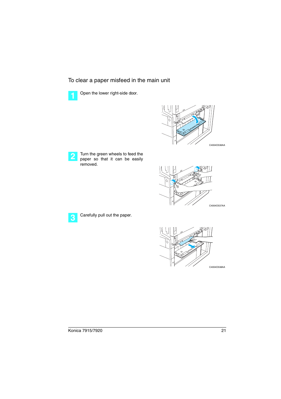 Konica Minolta 7920 User Manual | Page 25 / 40