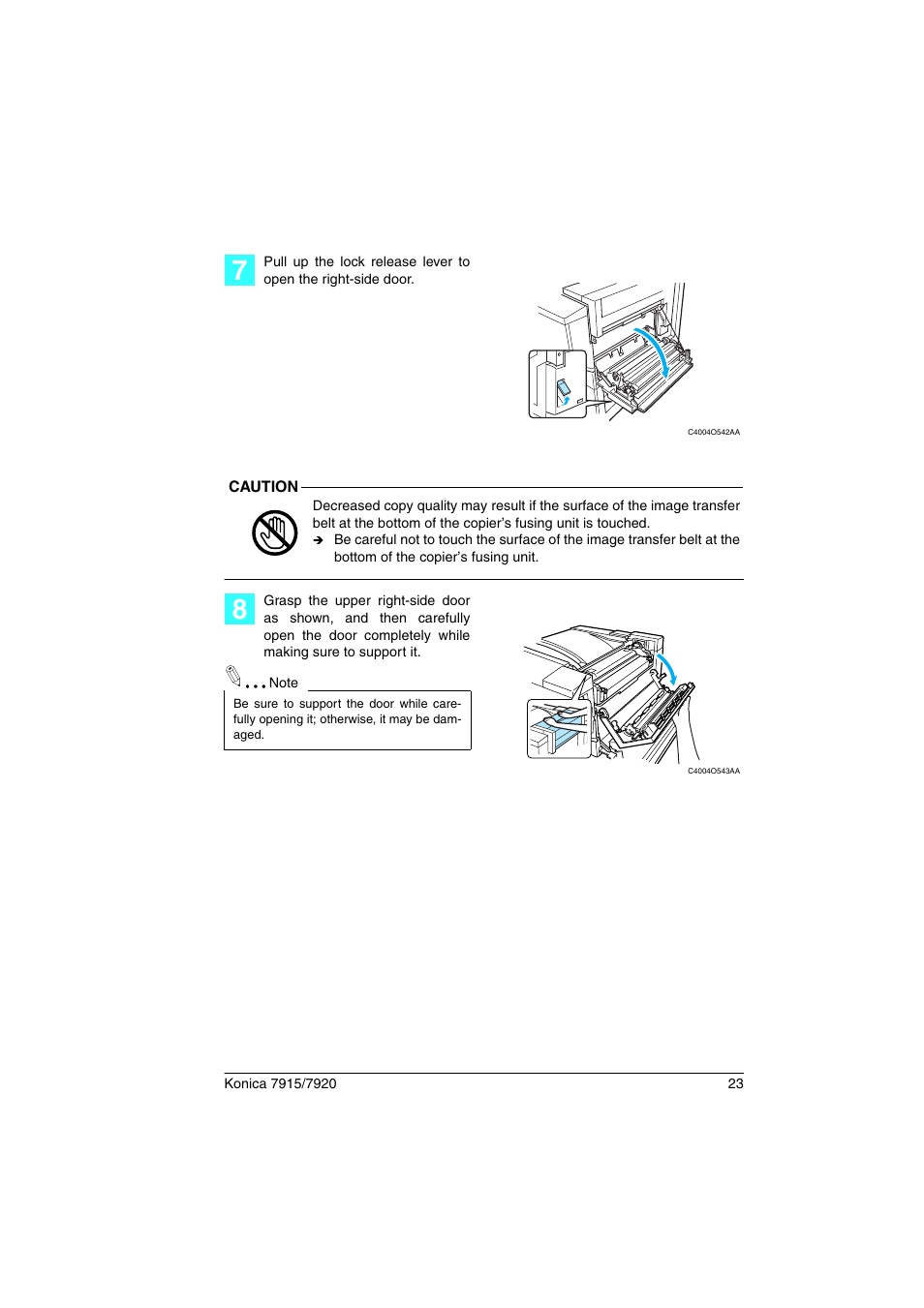 Konica Minolta 7920 User Manual | Page 27 / 40