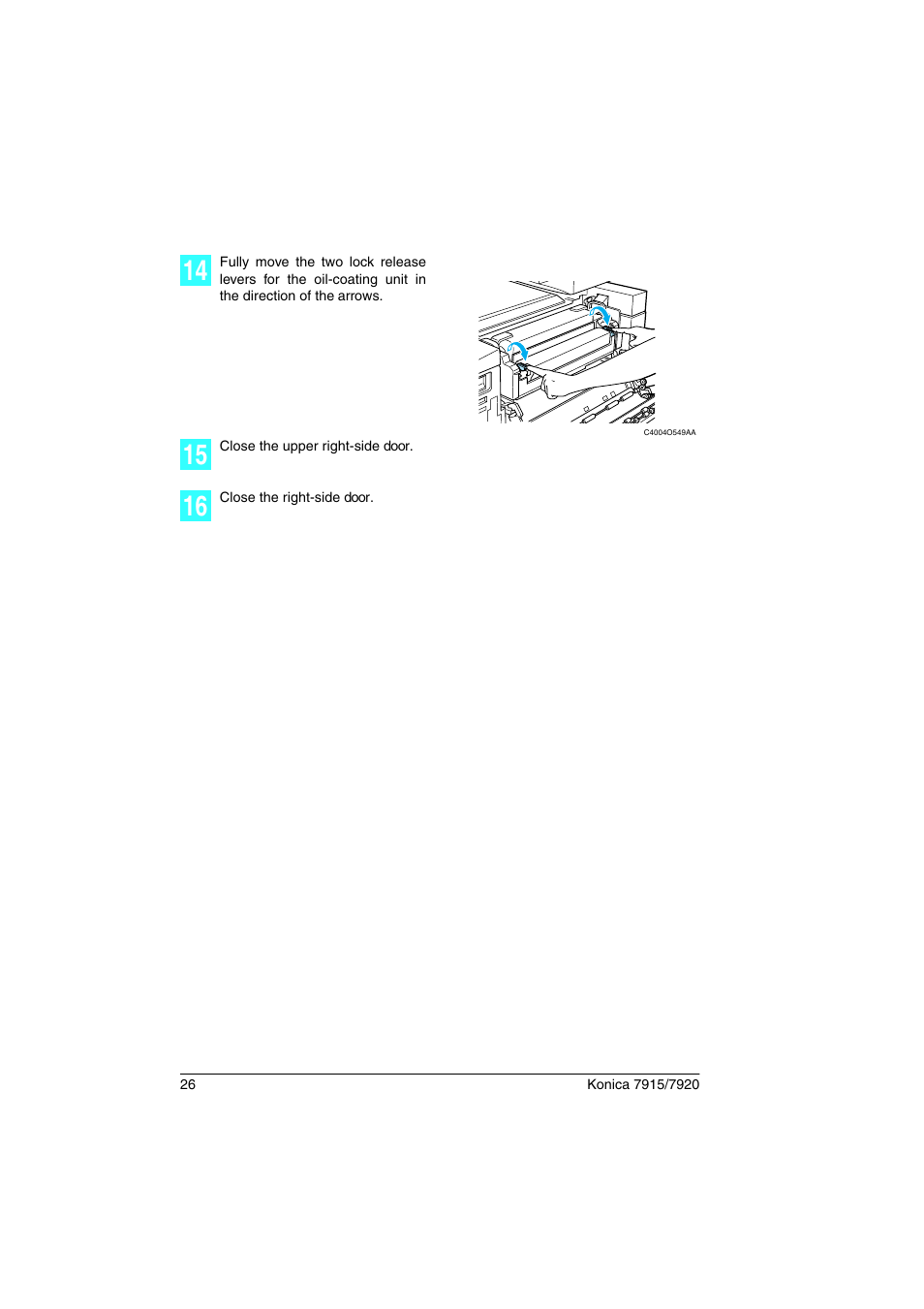 Konica Minolta 7920 User Manual | Page 30 / 40