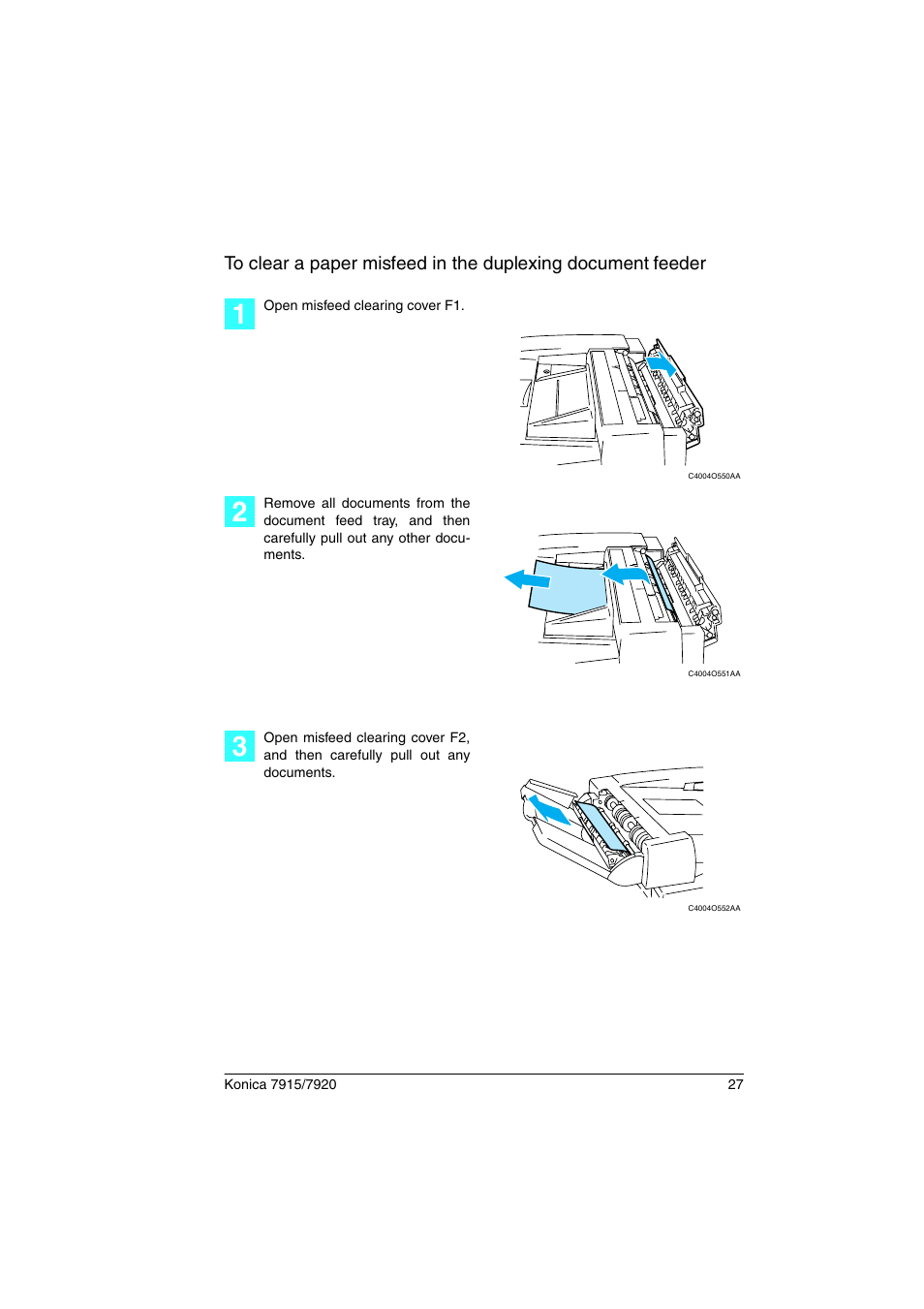 Konica Minolta 7920 User Manual | Page 31 / 40