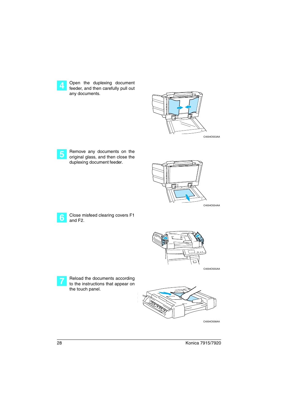 Konica Minolta 7920 User Manual | Page 32 / 40