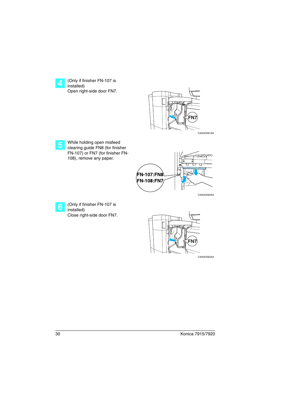 Konica Minolta 7920 User Manual | Page 34 / 40