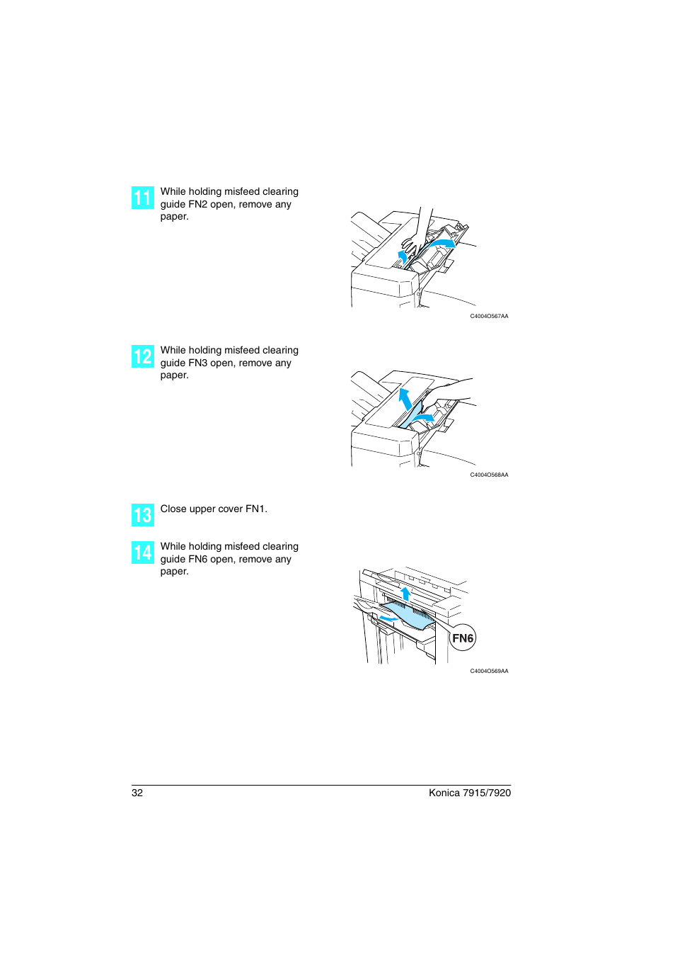 Konica Minolta 7920 User Manual | Page 36 / 40