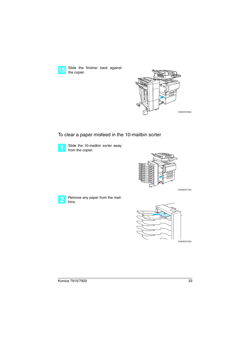 Konica Minolta 7920 User Manual | Page 37 / 40