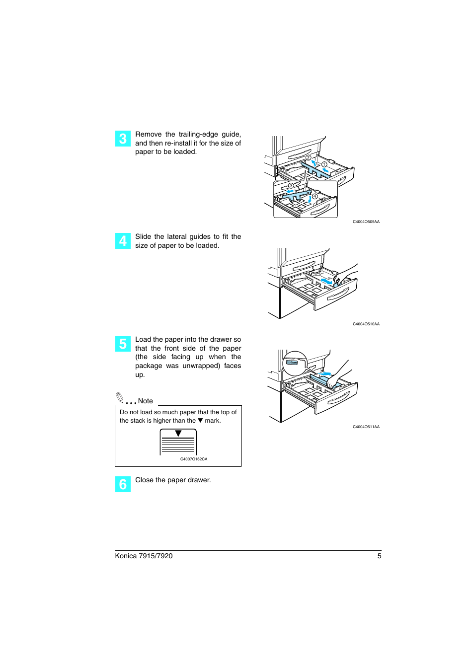 Konica Minolta 7920 User Manual | Page 9 / 40