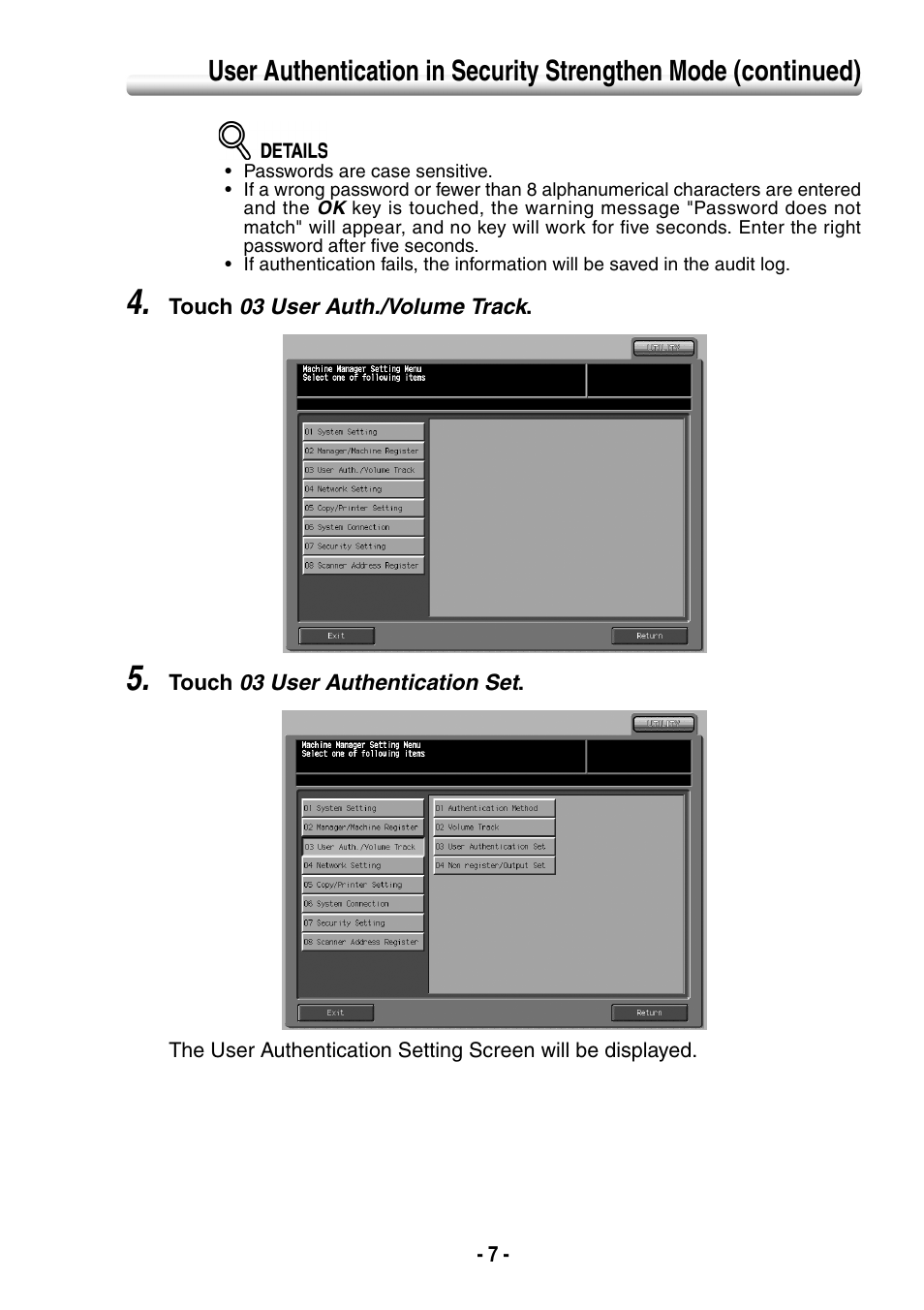 Konica Minolta BIZHUB PRO 1050 User Manual | Page 15 / 64