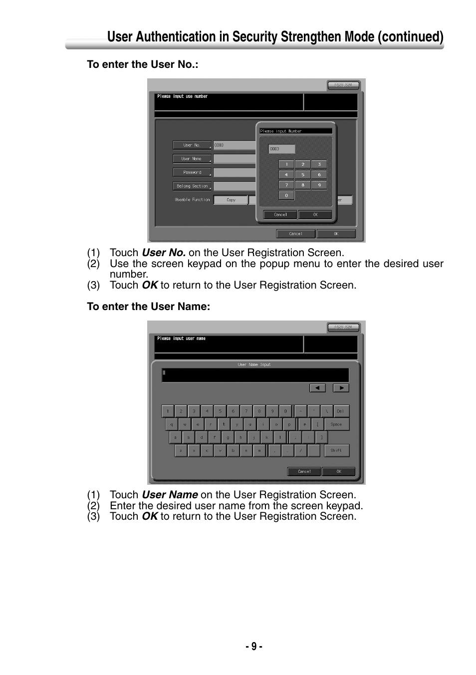 Konica Minolta BIZHUB PRO 1050 User Manual | Page 17 / 64