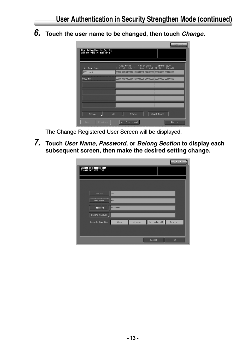 Konica Minolta BIZHUB PRO 1050 User Manual | Page 21 / 64