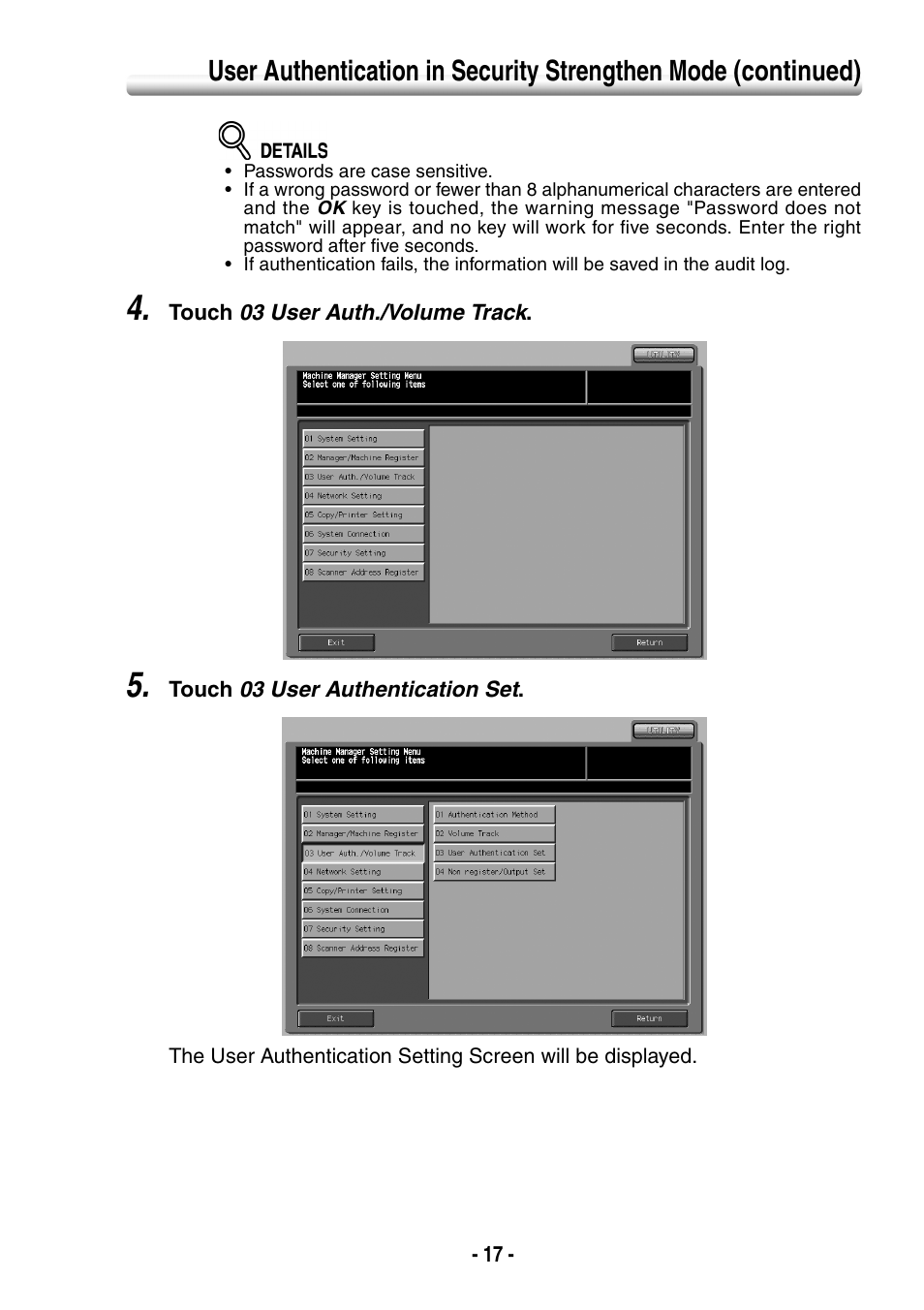 Konica Minolta BIZHUB PRO 1050 User Manual | Page 25 / 64