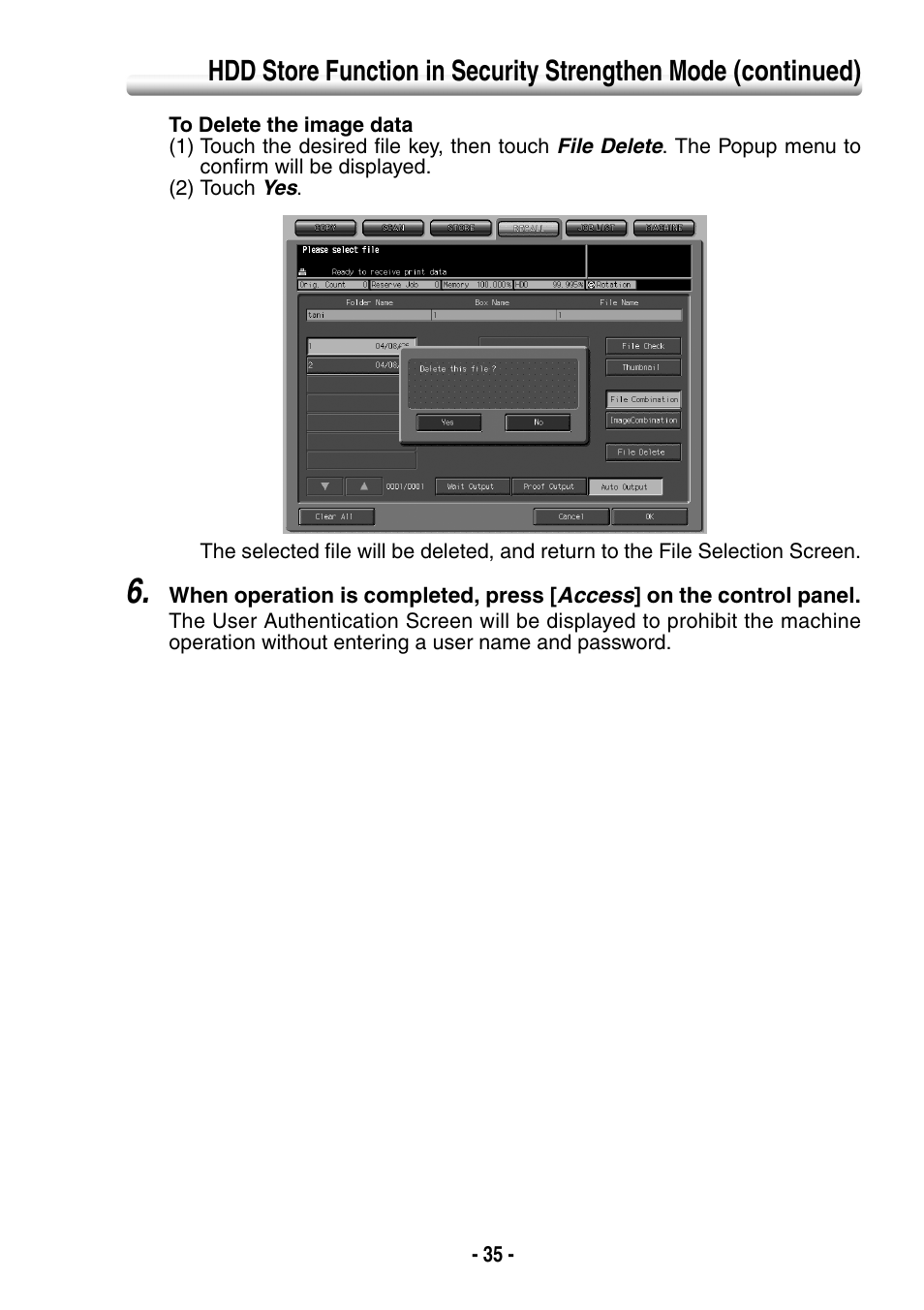 Konica Minolta BIZHUB PRO 1050 User Manual | Page 43 / 64