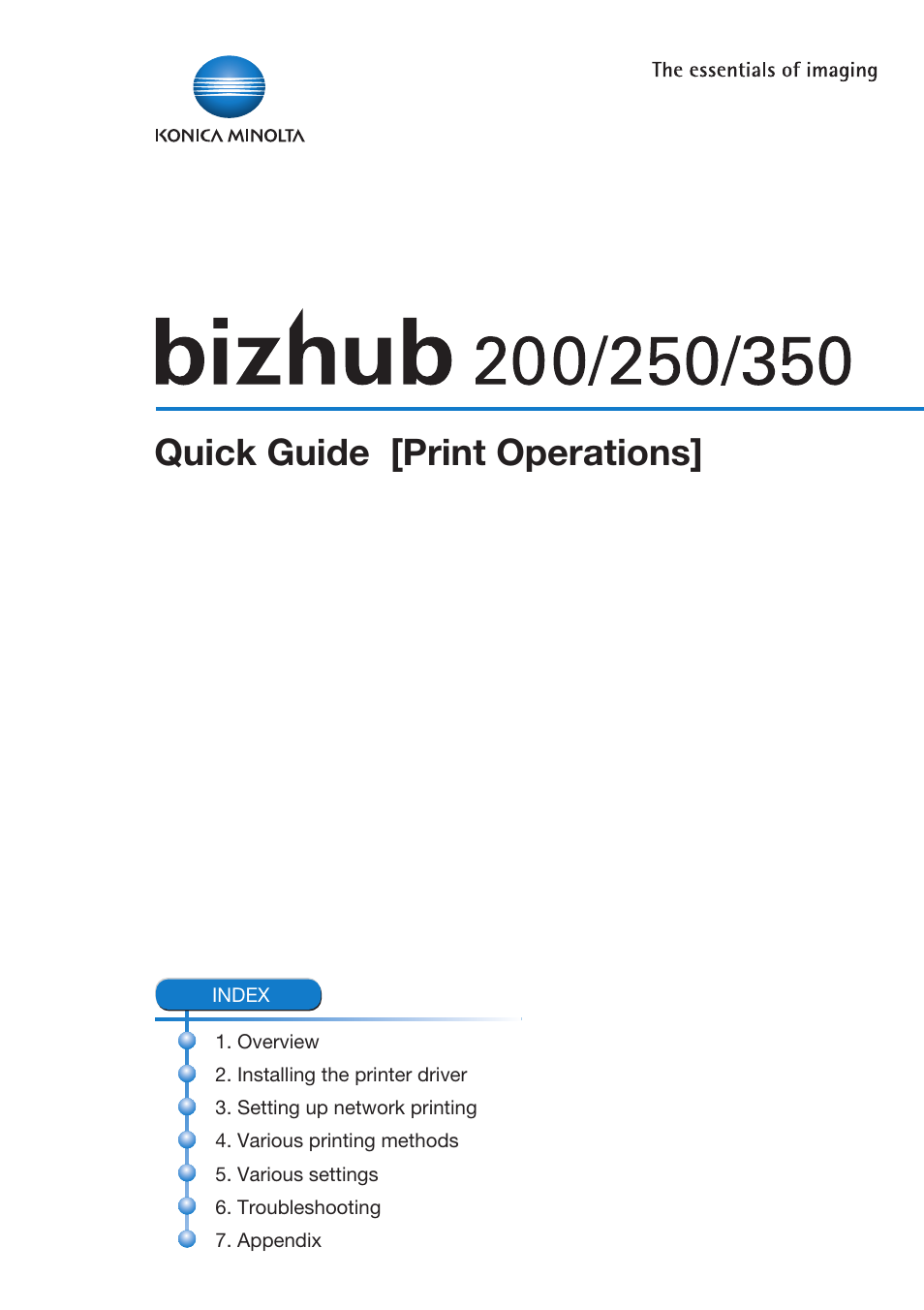 Konica Minolta bizhub 200 User Manual | 94 pages