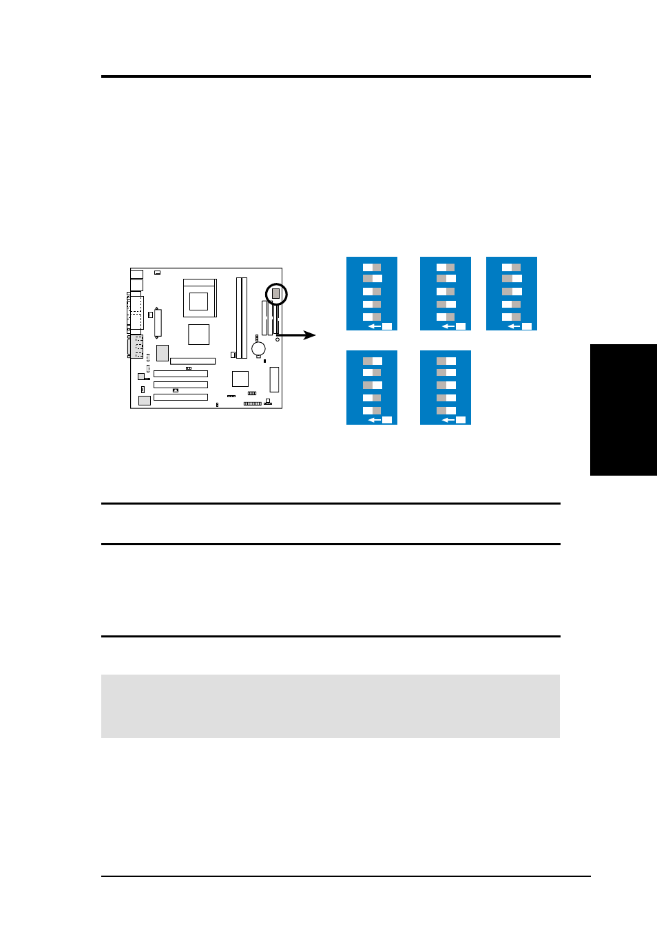 Hardware setup, External frequency table | Asus A7V133-M User Manual | Page 19 / 96