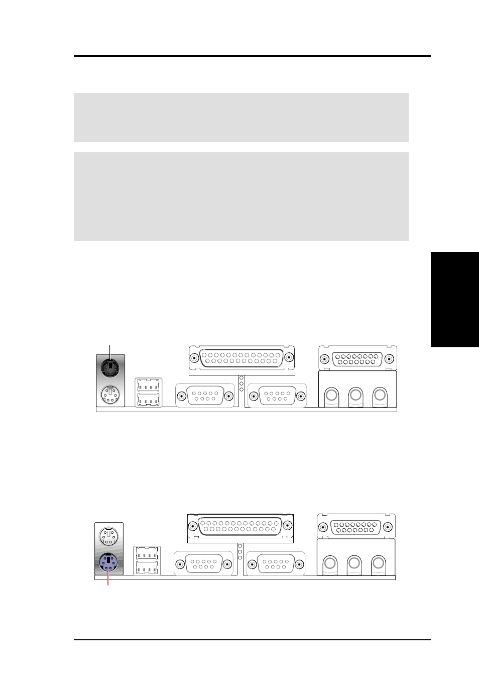 Hardware setup, 8 external connectors | Asus A7V133-M User Manual | Page 27 / 96