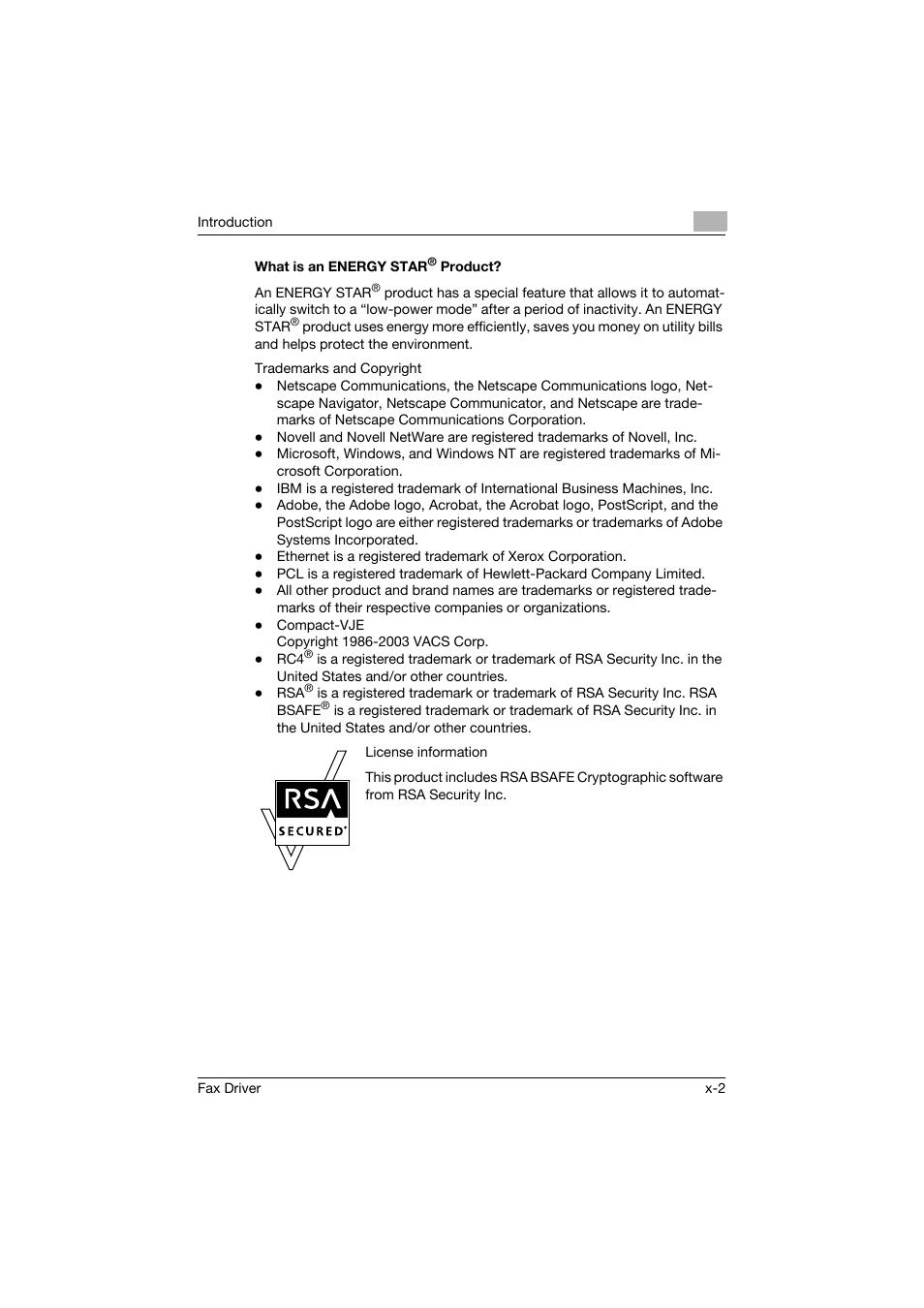 What is an energy star® product | Konica Minolta bizhub 282 User Manual | Page 3 / 94