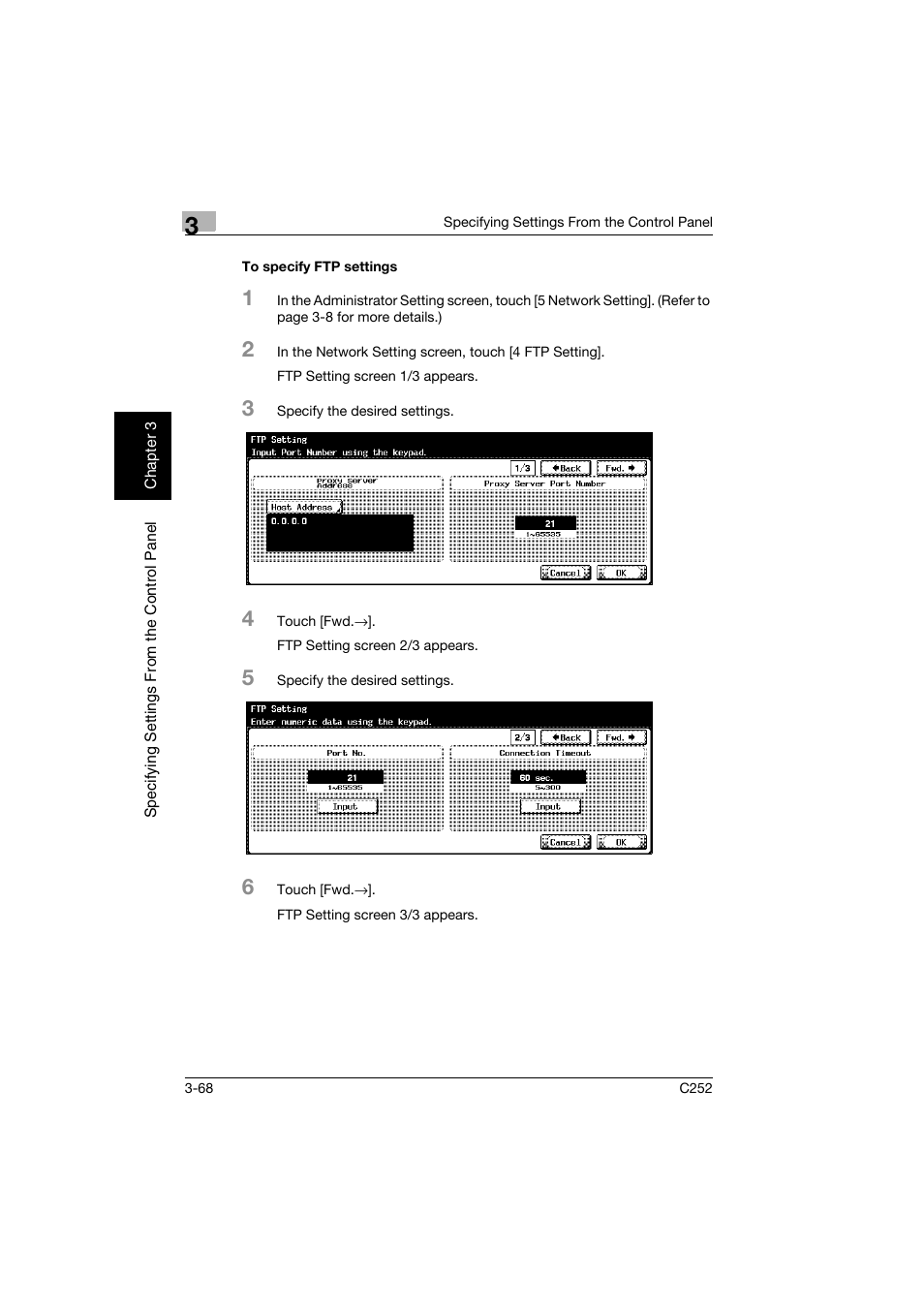 To specify ftp settings, To specify ftp settings -68 | Konica Minolta BIZHUB C252 User Manual | Page 179 / 396