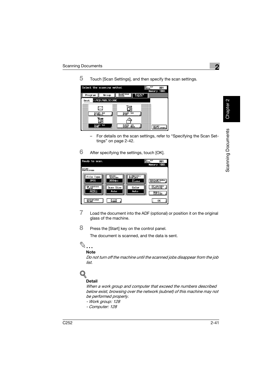 Konica Minolta BIZHUB C252 User Manual | Page 74 / 396