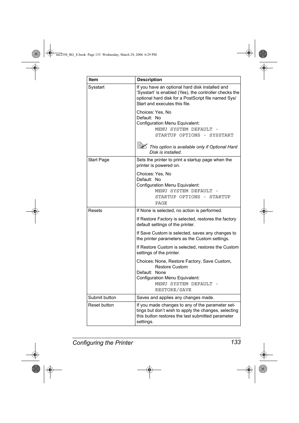 Configuring the printer 133 | Konica Minolta Magicolor 2550DN User Manual | Page 149 / 210
