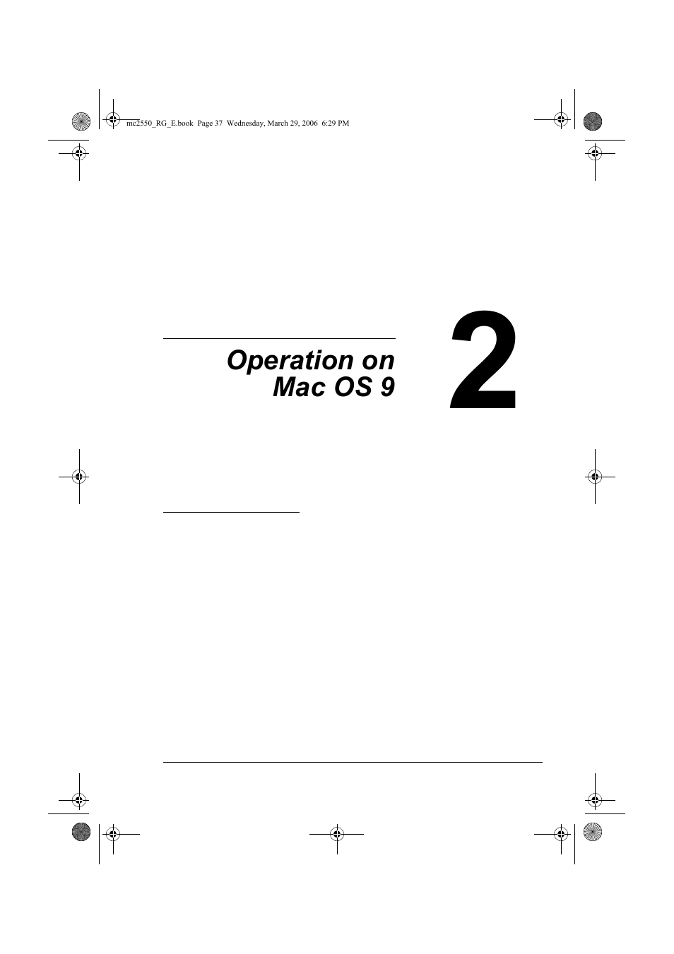 Ch.2 operation on mac os 9, 2 operation on mac os 9 | Konica Minolta Magicolor 2550DN User Manual | Page 53 / 210