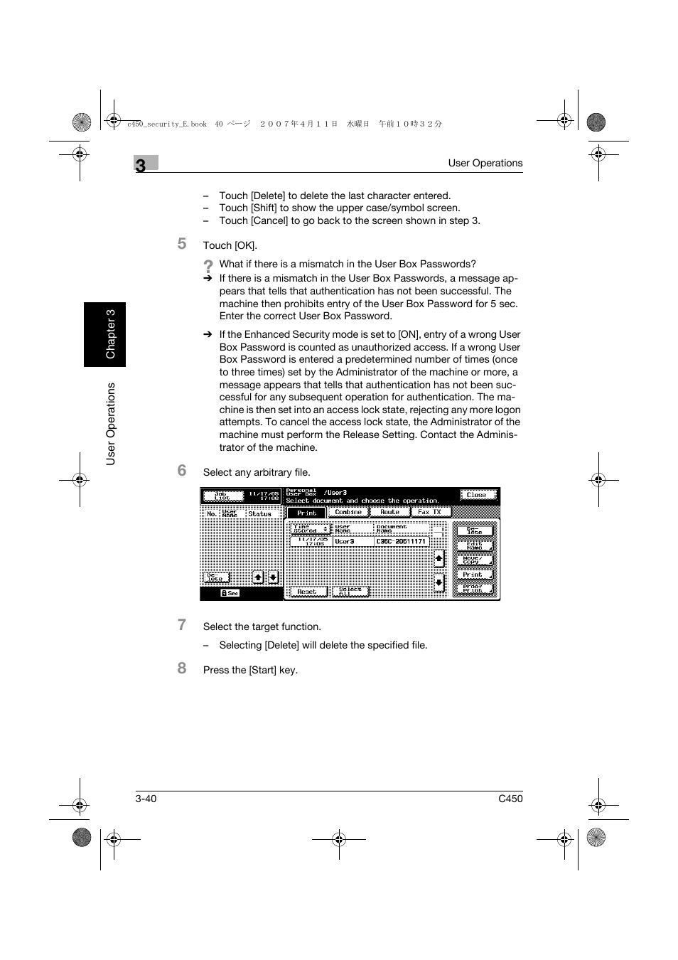 Konica Minolta BIZHUB C450 User Manual | Page 151 / 188