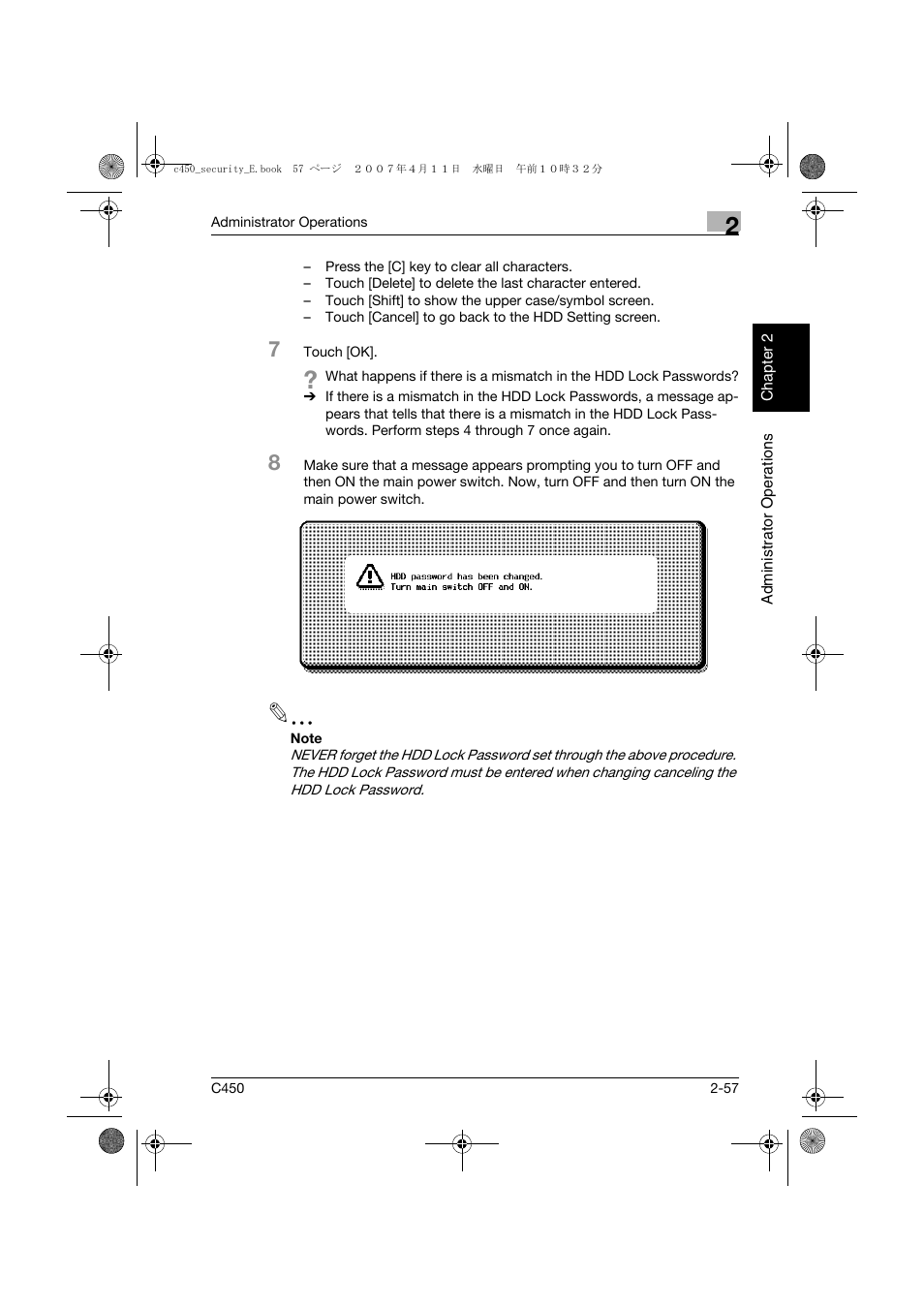 Konica Minolta BIZHUB C450 User Manual | Page 76 / 188