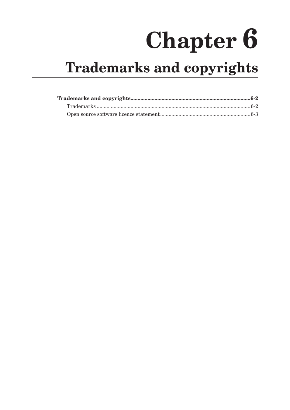 Chapter 6, Trademarks and copyrights, Chapter 6 trademarks and copyrights | Chapter | Konica Minolta bizhub 25e User Manual | Page 122 / 128