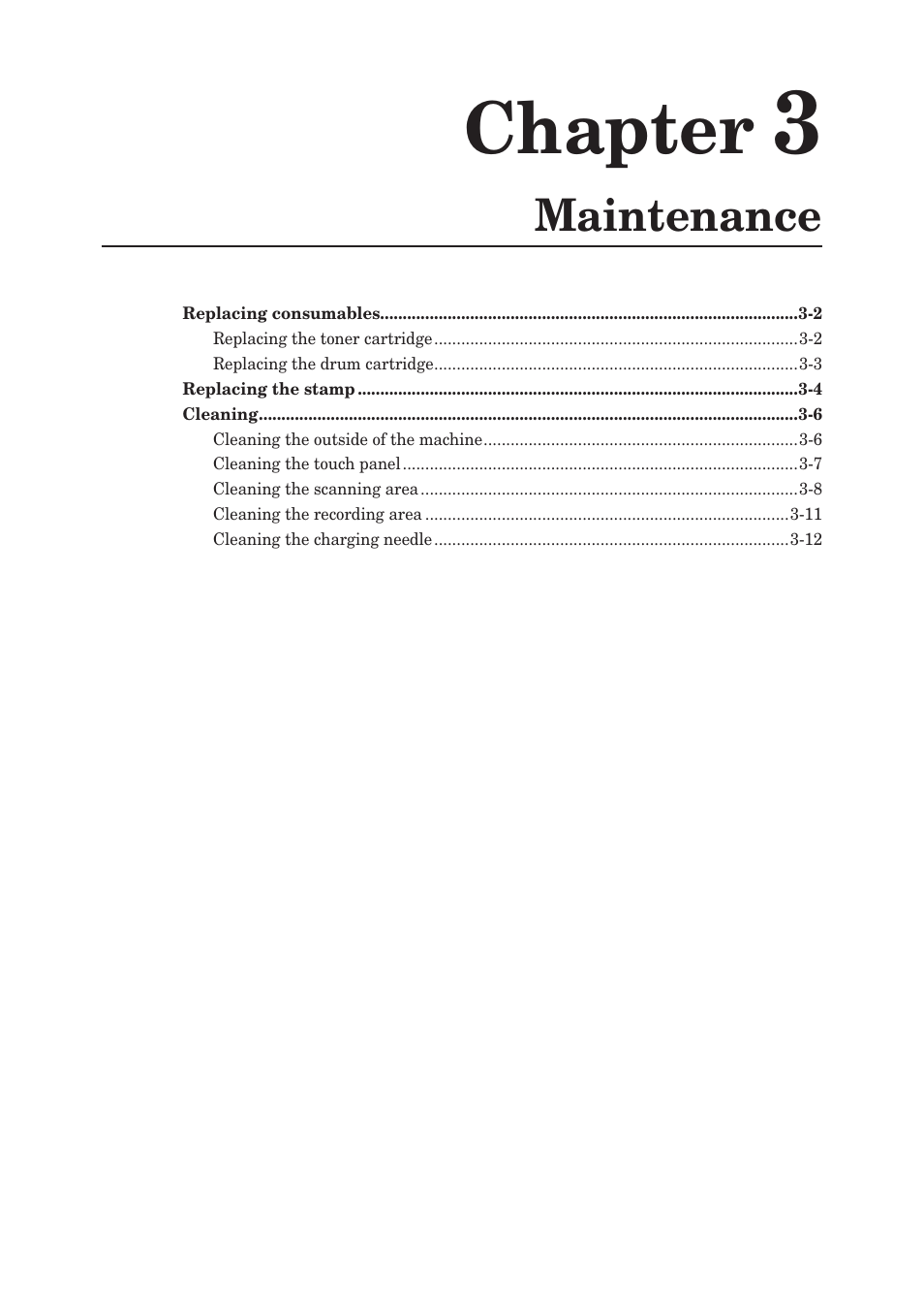 Chapter 3, Maintenance, Chapter 3 maintenance | Chapter | Konica Minolta bizhub 25e User Manual | Page 88 / 128