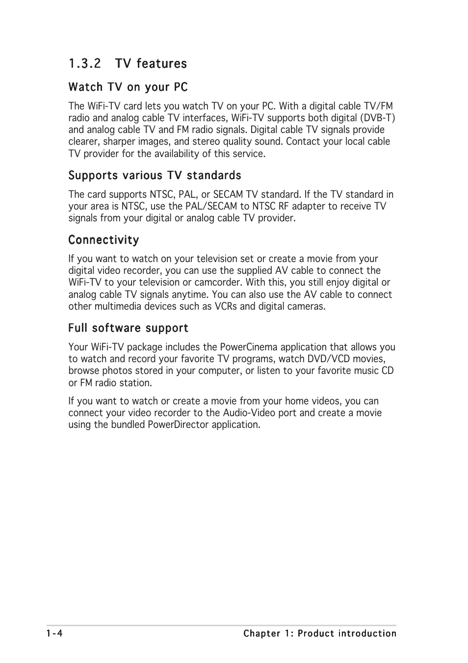 Asus Wi-Fi TV User Manual | Page 14 / 60