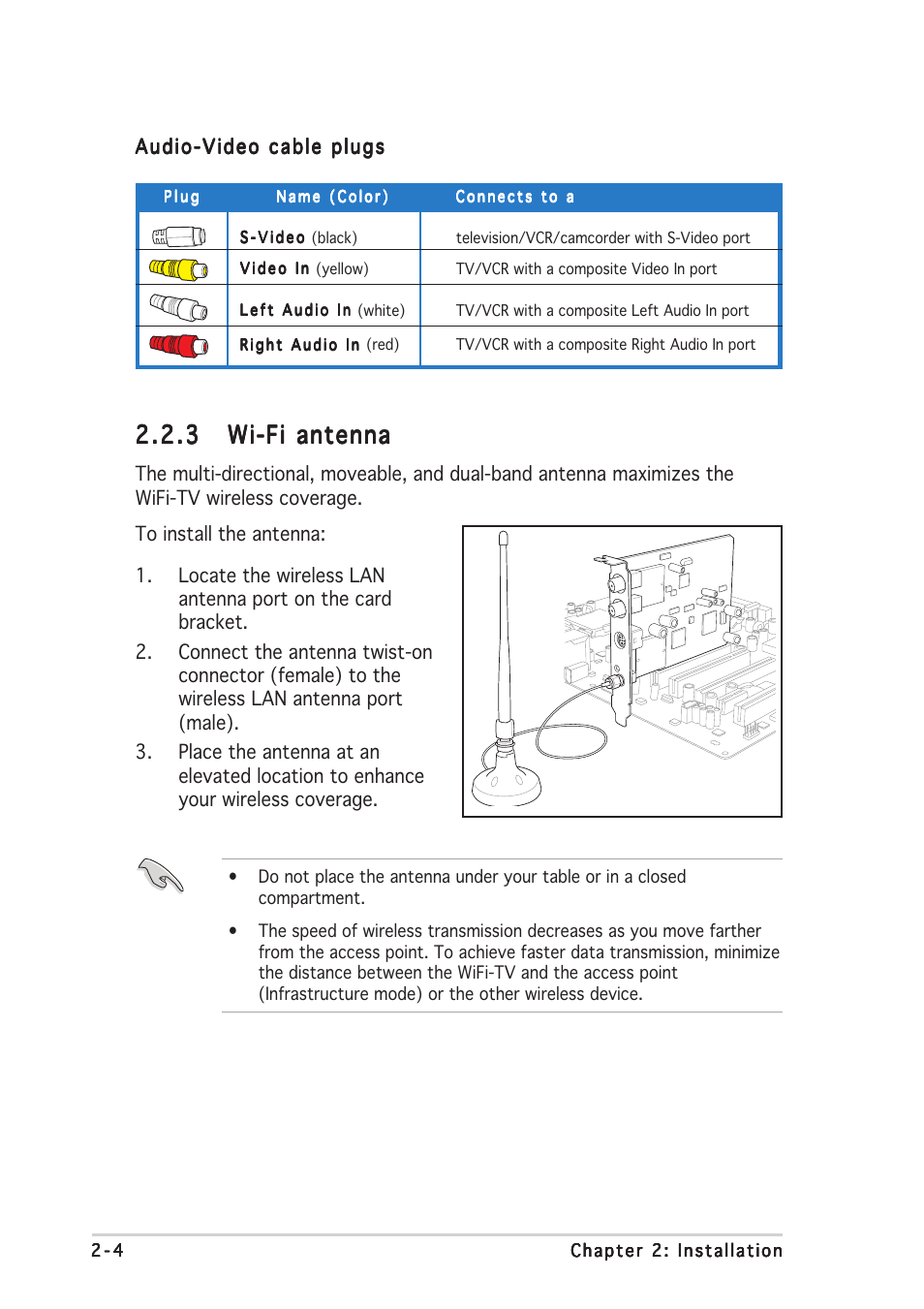 Asus Wi-Fi TV User Manual | Page 20 / 60