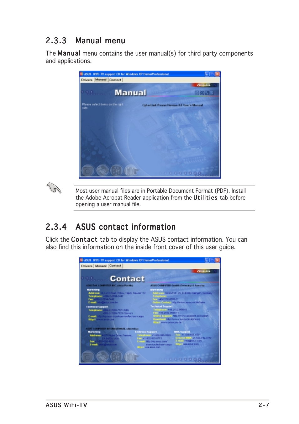 Asus Wi-Fi TV User Manual | Page 23 / 60