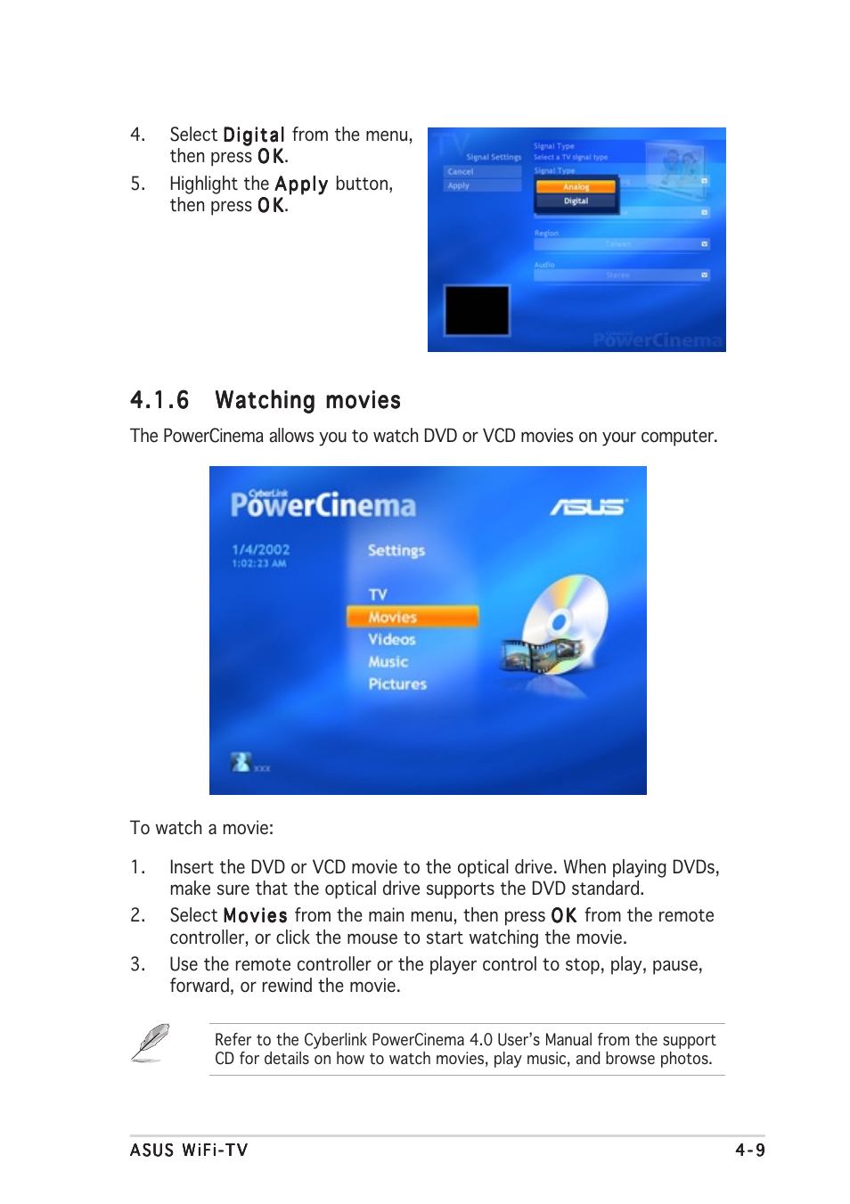 Asus Wi-Fi TV User Manual | Page 51 / 60