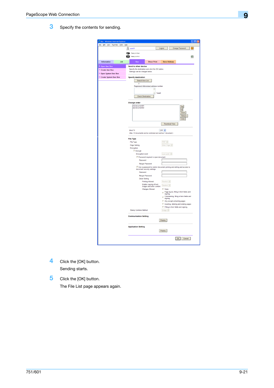 Konica Minolta bizhub 751 User Manual | Page 211 / 238