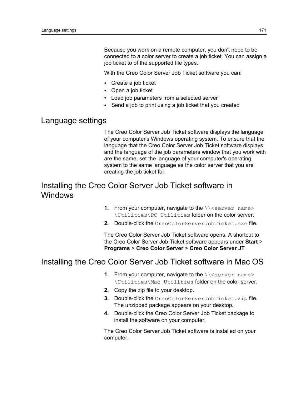 Language settings | Konica Minolta bizhub PRESS C7000 User Manual | Page 181 / 218