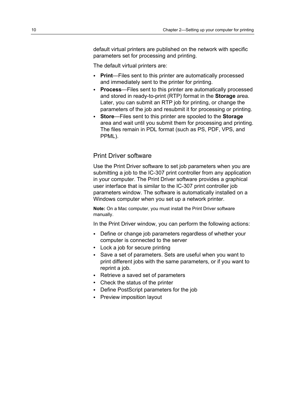 Print driver software | Konica Minolta bizhub PRESS C7000 User Manual | Page 20 / 218