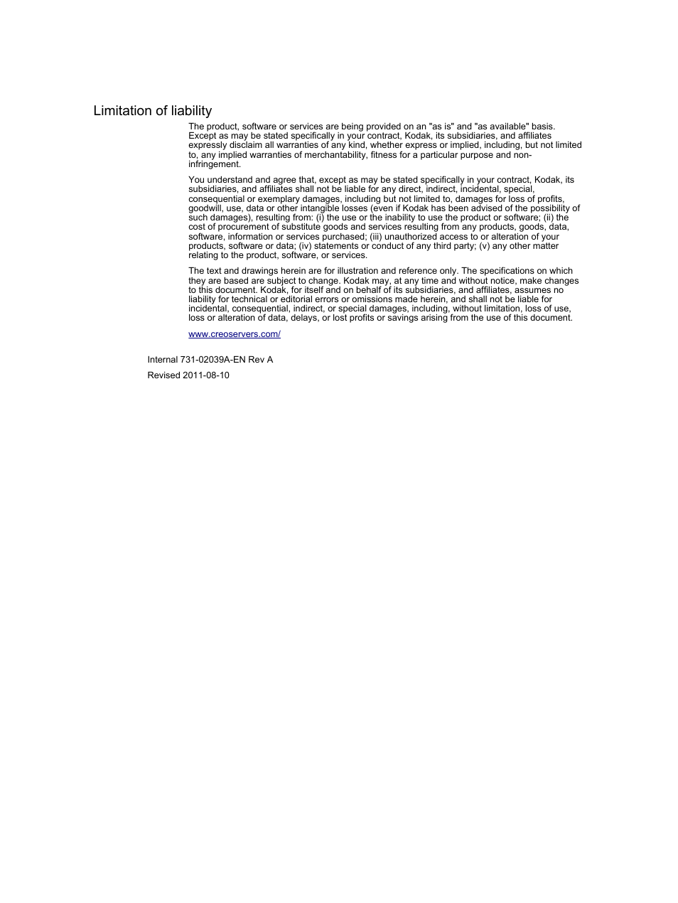 Limitation of liability | Konica Minolta bizhub PRESS C7000 User Manual | Page 4 / 218