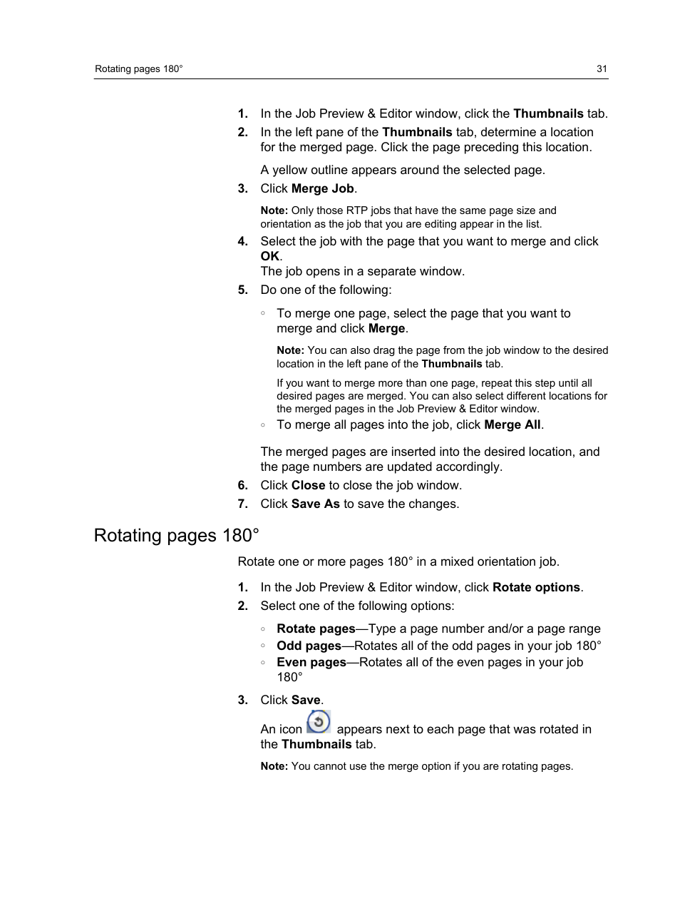 Rotating pages 180 | Konica Minolta bizhub PRESS C7000 User Manual | Page 41 / 218