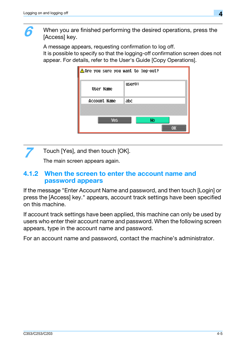 Appears -5 | Konica Minolta bizhub C353 User Manual | Page 111 / 115